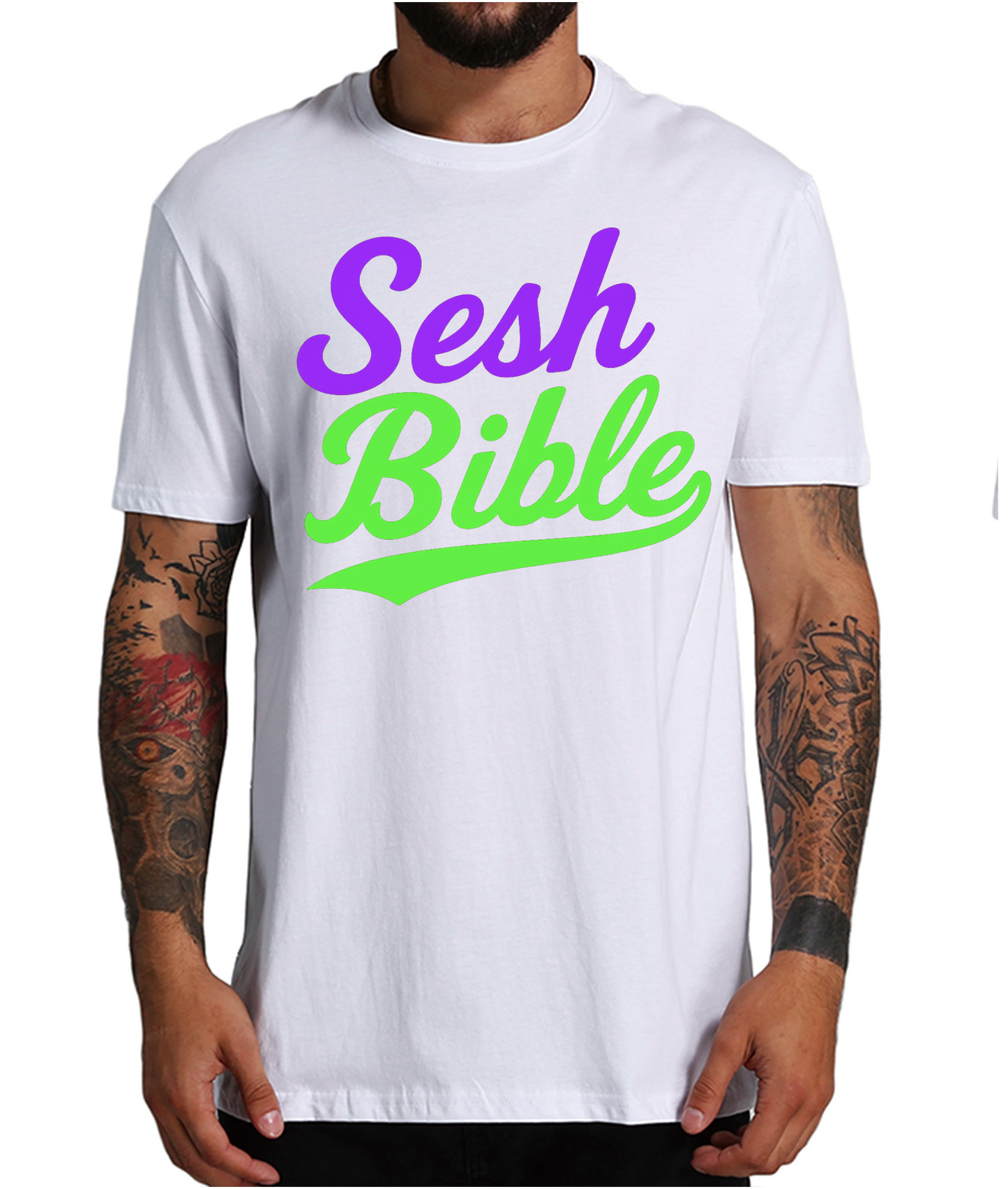 TSB Essentials : Purple & Green T-Shirt