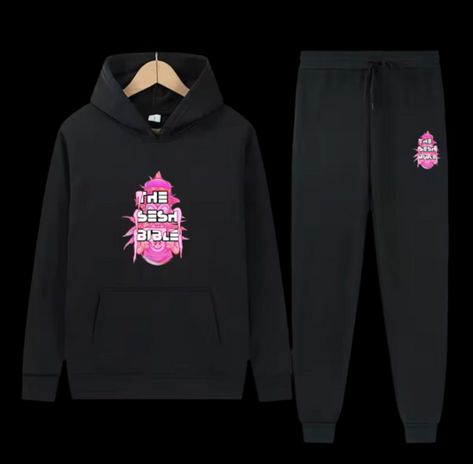 Black Tracksuit (Pink)